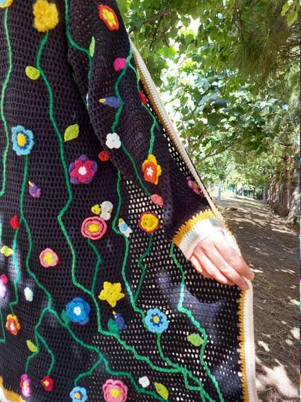 Cardigan De Crochê
