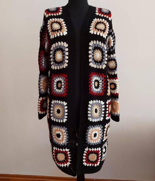 Cardigan De Crochê
