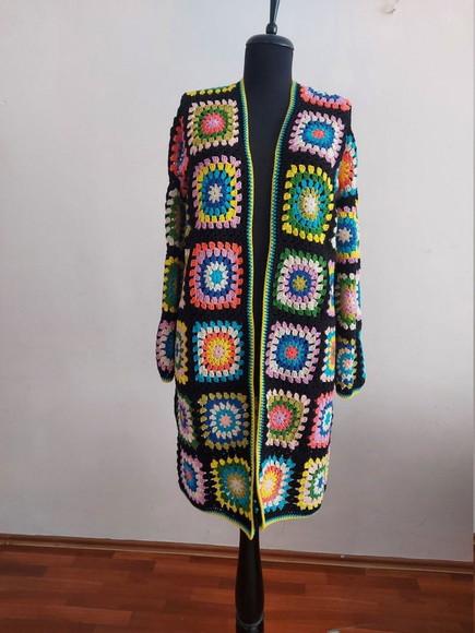 Cardigan De Crochê