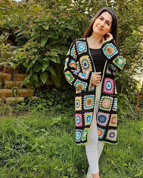 Cardigan De Crochê