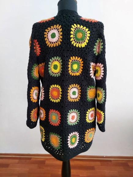 Cardigan De Crochê