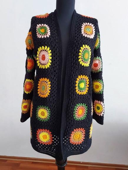 Cardigan De Crochê
