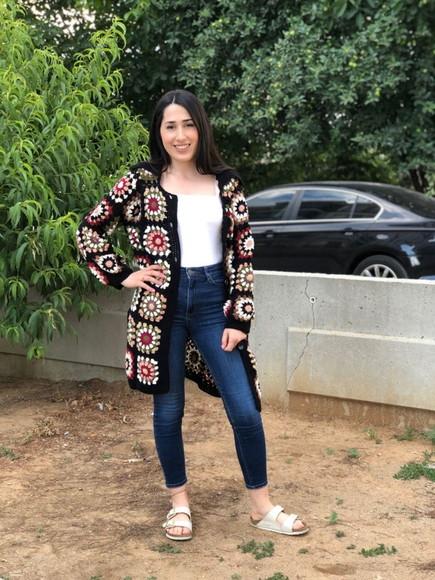 Cardigan De Crochê