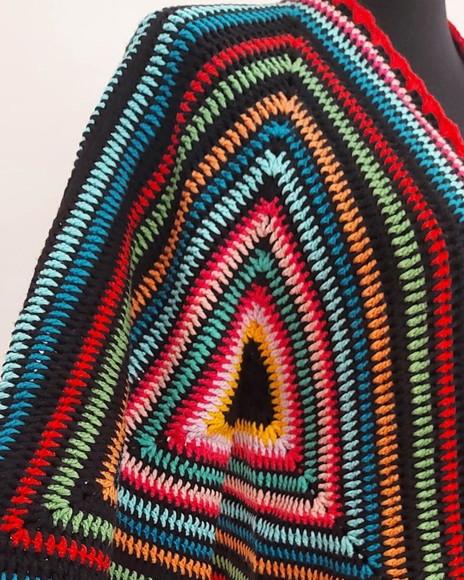 Cardigan De Crochê