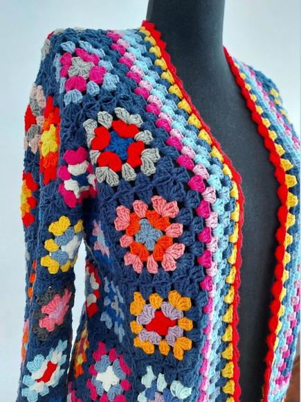 Cardigan De Crochê