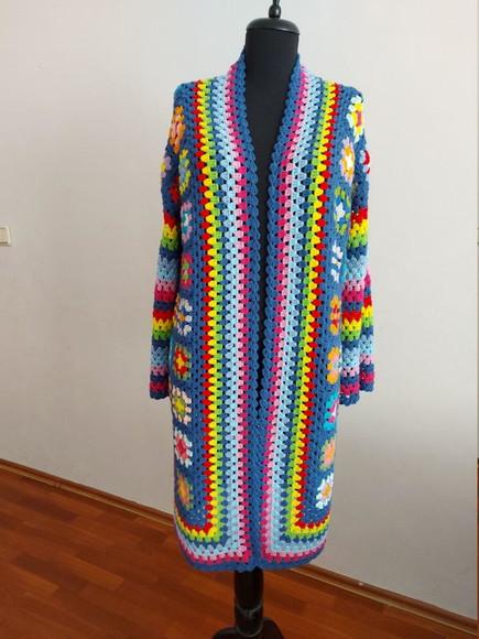 Cardigan De Crochê