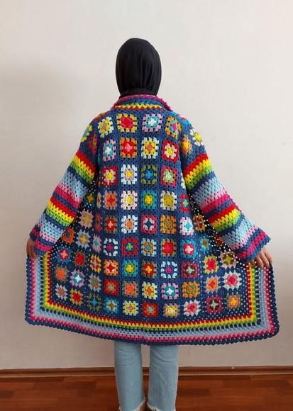 Cardigan De Crochê