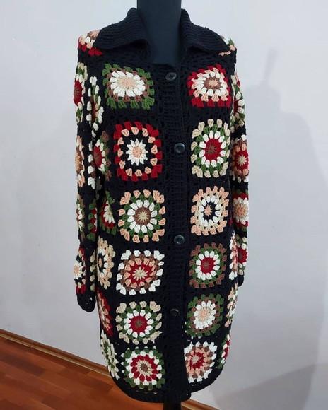 Cardigan De Crochê