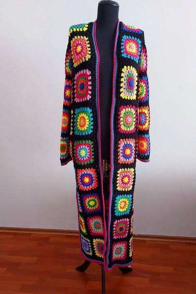 Cardigan De Crochê