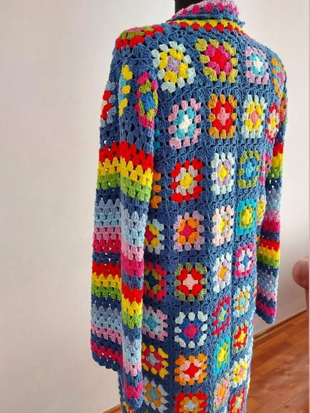 Cardigan De Crochê