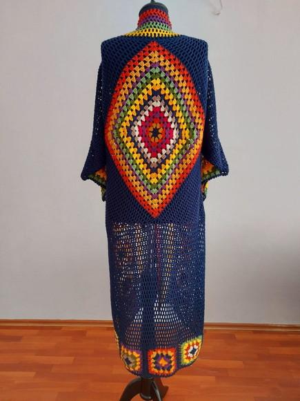 Cardigan De Crochê