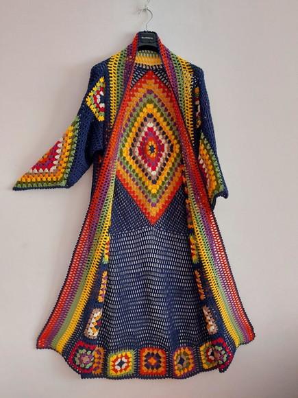 Cardigan De Crochê