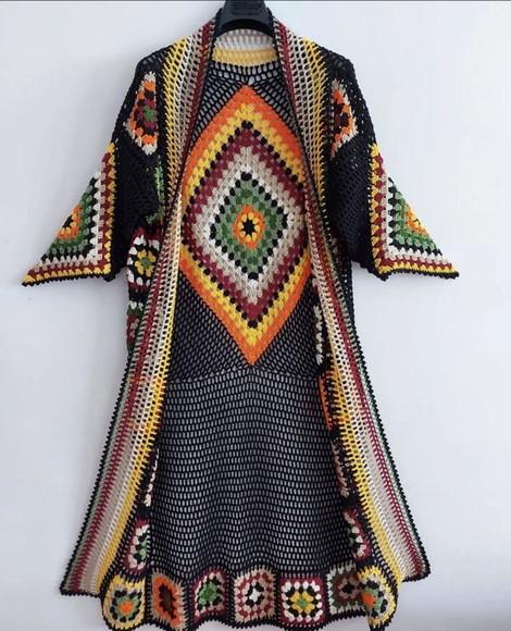 Cardigan De Crochê
