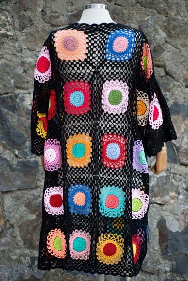 Cardigan De Crochê
