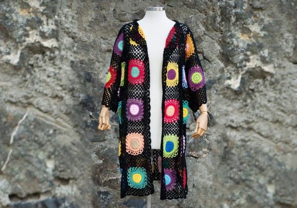 Cardigan De Crochê