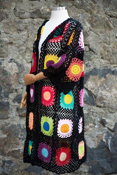 Cardigan De Crochê