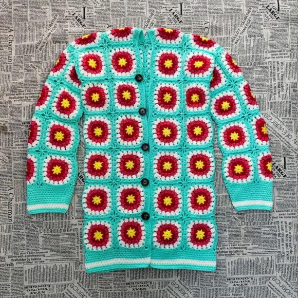 Cardigan De Crochê
