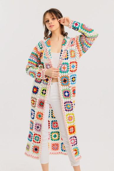 Cardigan De Crochê