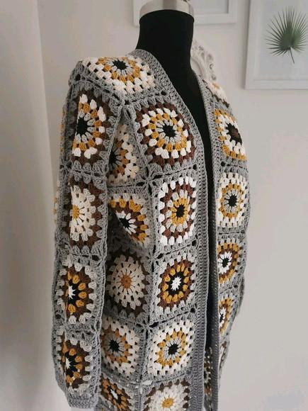 Cardigan De Crochê