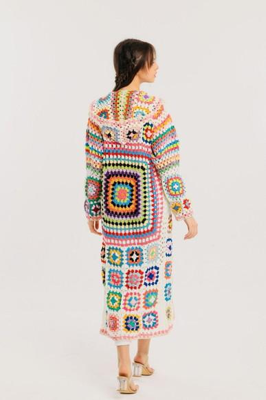 Cardigan De Crochê