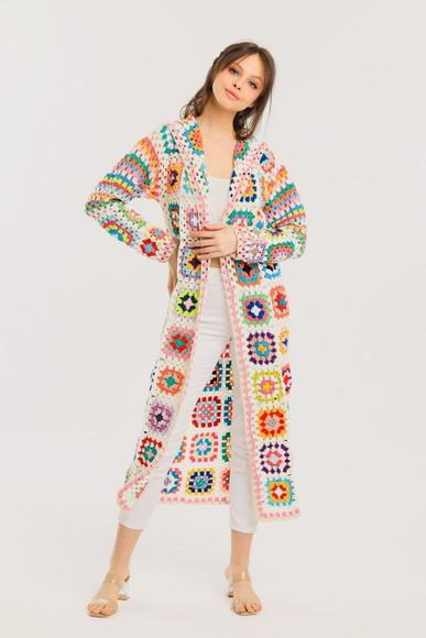 Cardigan De Crochê