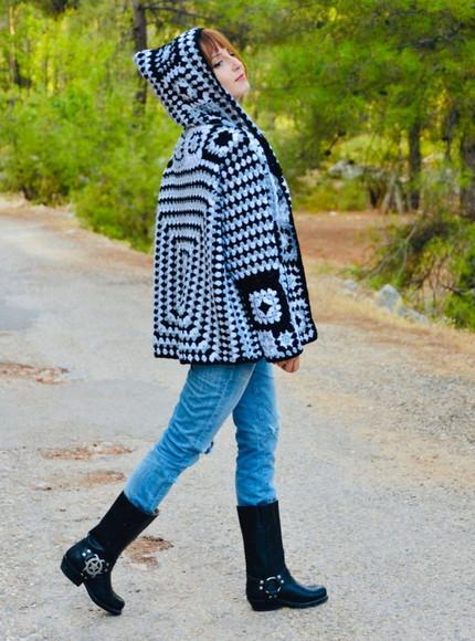 Cardigan De Crochê