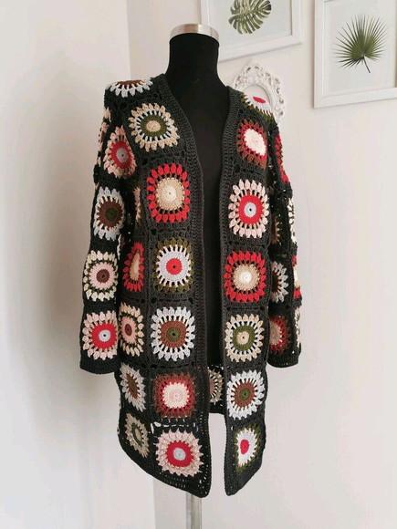 Cardigan De Crochê