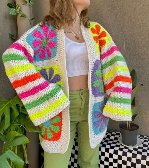 Cardigan em Crochê