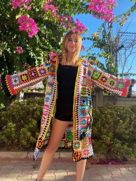 Cardigan em Crochê