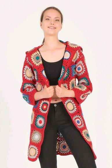 cardigan Lys de crochê