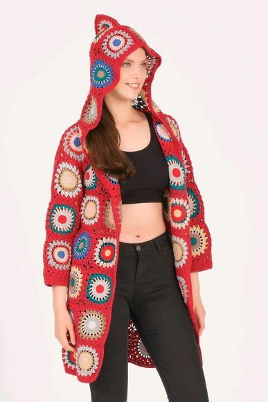 cardigan Lys de crochê