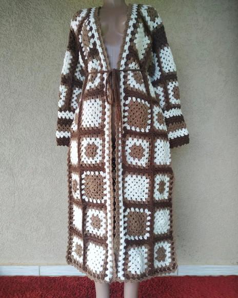 Casaco / Cardigan De Crochê