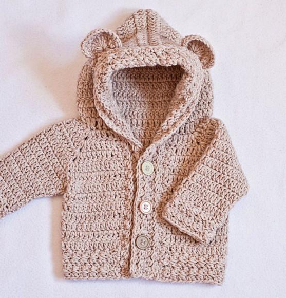 Casaco de Crochê Infantil