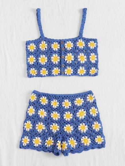 Conjunto em crochê