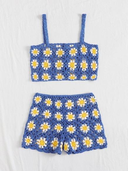 Conjunto em crochê