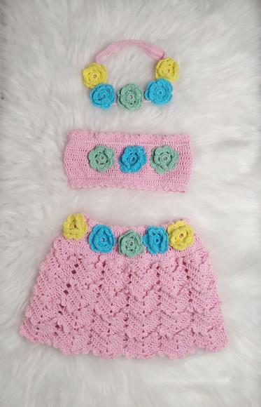 Conjunto Infantil / Bebê em Crochê
