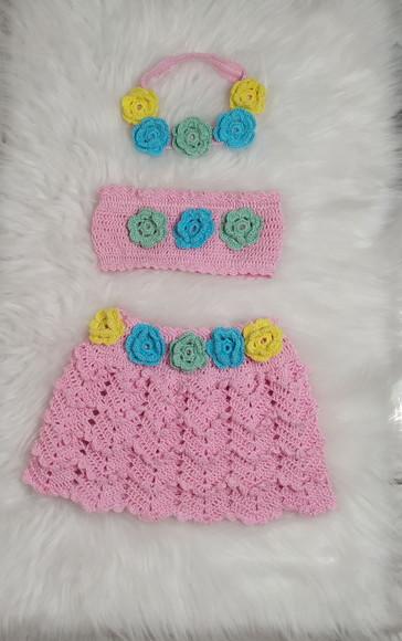 Conjunto Infantil / Bebê em Crochê
