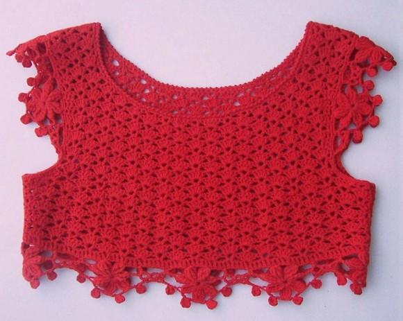 Conjunto moda praia em crochê