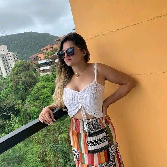 Cropped de crochê Liz