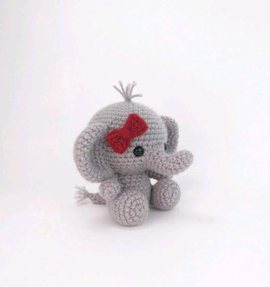 Elefante de Crochê Amigurumi