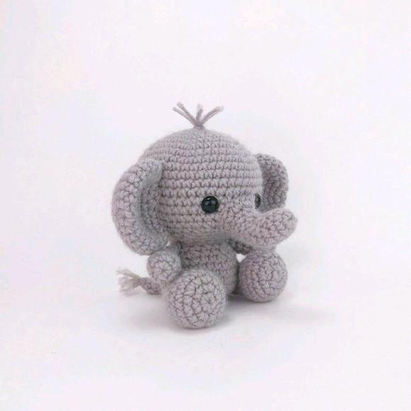 Elefante de Crochê Amigurumi
