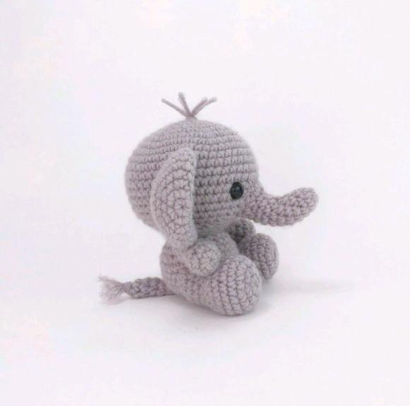 Elefante de Crochê Amigurumi