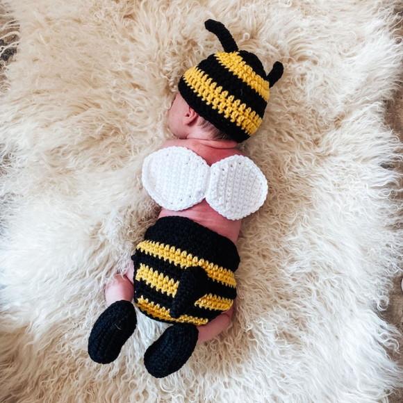 Fantasia Abelha Newborn Ensaio Fotográfico