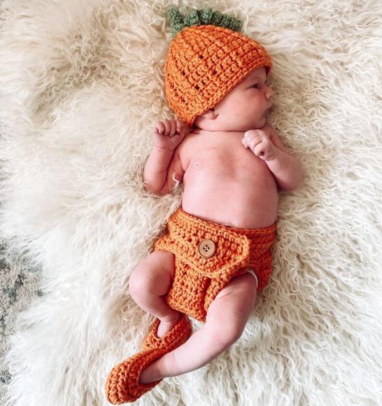 Fantasia Abóbora em Crochê