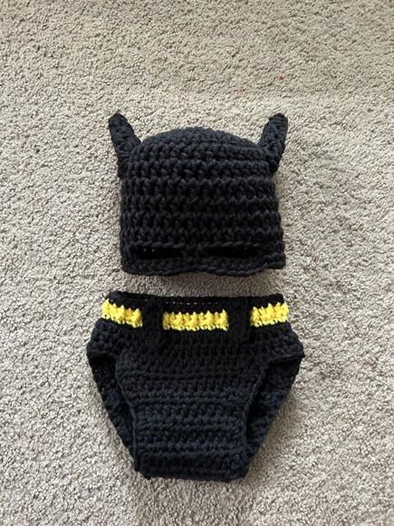 Fantasia Batman em Crochê