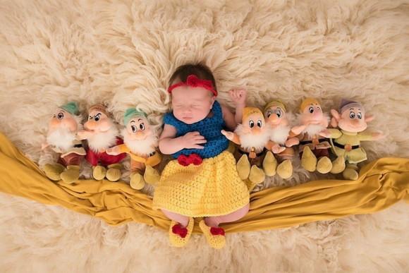 Fantasia Branca de Neve em Crochê