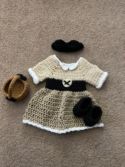 Fantasia Briar Rose em Crochê