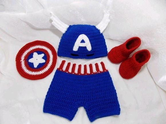 Fantasia capitão América bebe