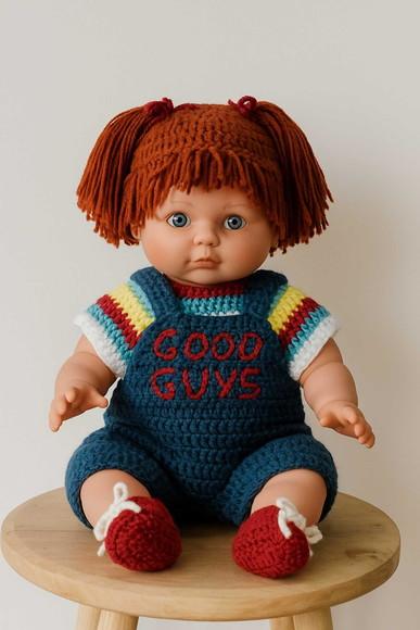 Fantasia Chucky em Crochê