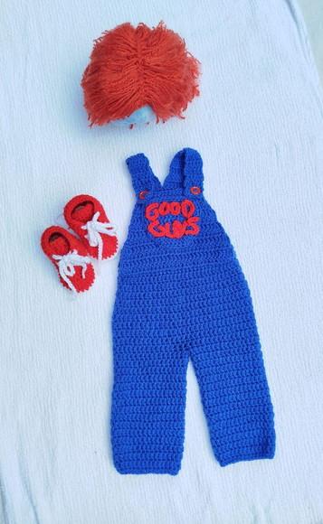 Fantasia Chucky em Crochê